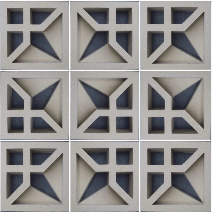 jual roster minimalis motif diamon untuk 20x20