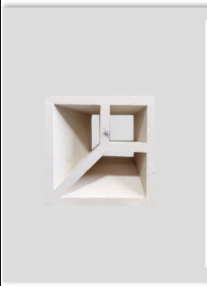 Roster Beton Minimalis Motif Diamon 2 (Satu Sisi) 20 x 20 x 10 cm — Foto 2