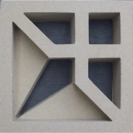 Roster Beton Minimalis Motif Diamon (Satu Sisi) 20 x 20 x 10 cm — Foto 2