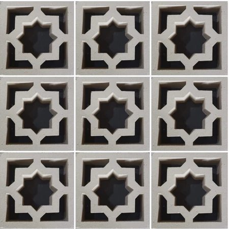 Roster Beton Minimalis Motif MD (Satu Sisi) 20 x 20 x 10 cm