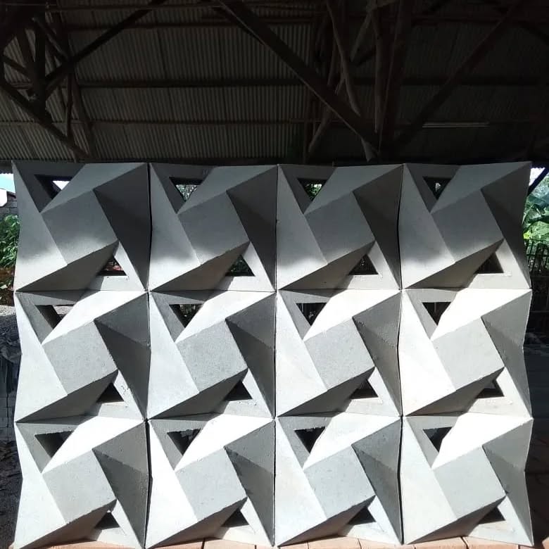 jual roster minimalis motif kincir lubang 2 