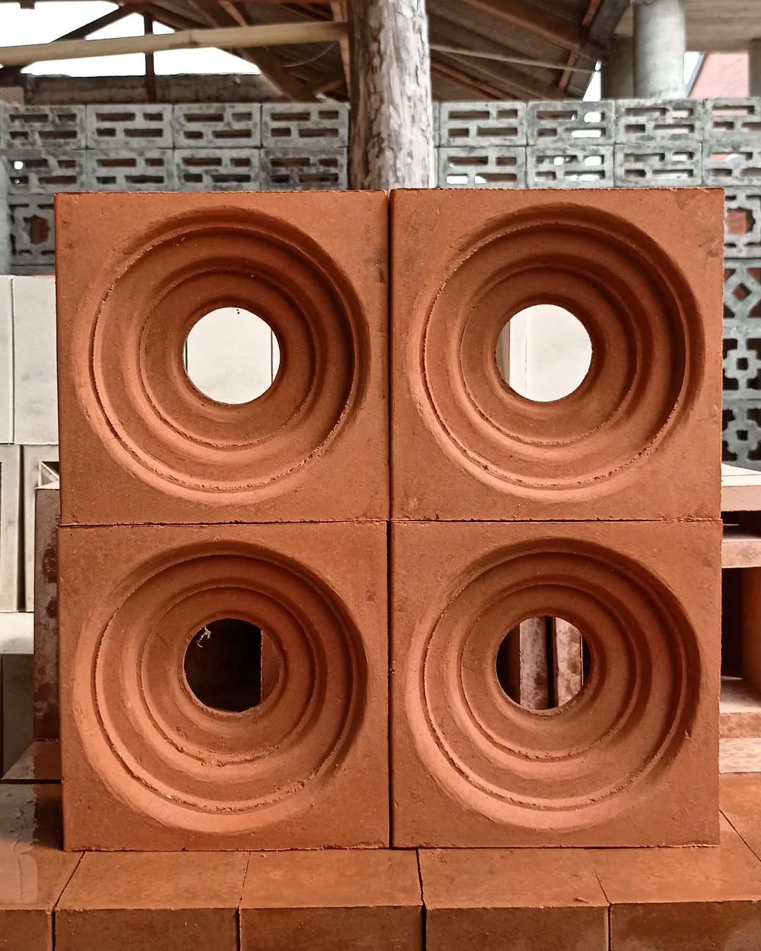 Jual Roster Beton Motif z Garis Miring 20x20 Minimalis | IndoRoster