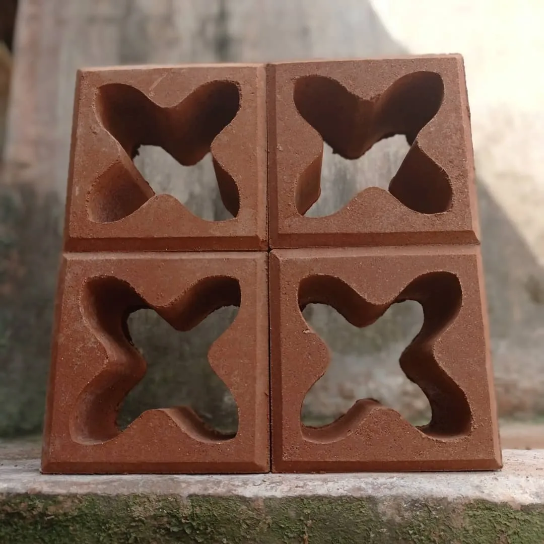 Roster Beton Motif X 20x20 Minimalis | IndoRoster — Foto 2
